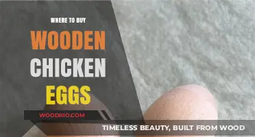 Where to Find and Buy Wooden Chicken Eggs for Crafting