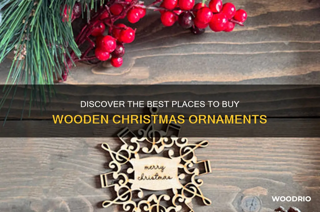 where to buy wooden christmas ornaments
