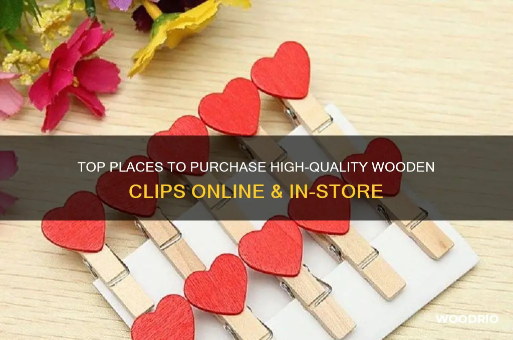 where to buy wooden clip