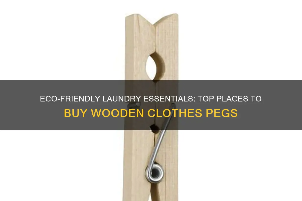 where to buy wooden clothes pegs