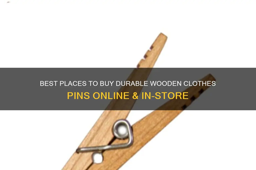 where to buy wooden clothes pins