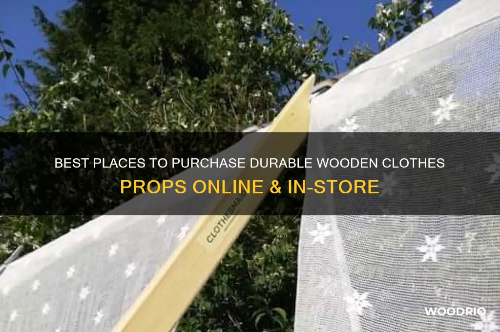 where to buy wooden clothes prop