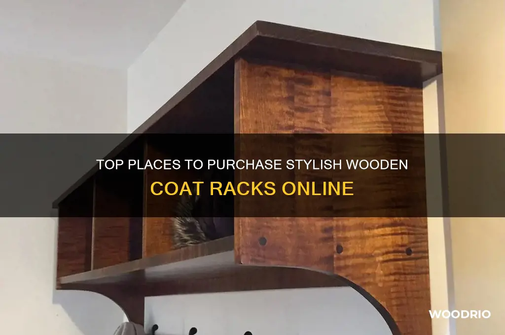 where to buy wooden coat racks