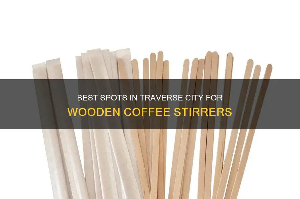 where to buy wooden coffee stirrers in traverse city