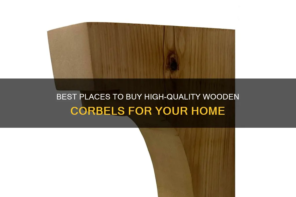 where to buy wooden corbels