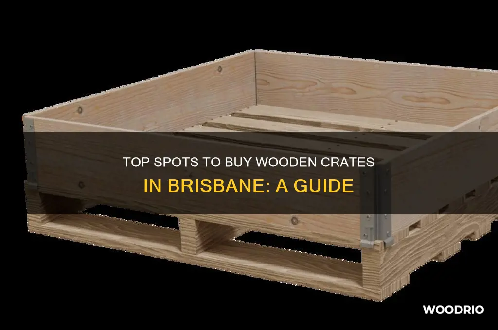 where to buy wooden crates brisbane