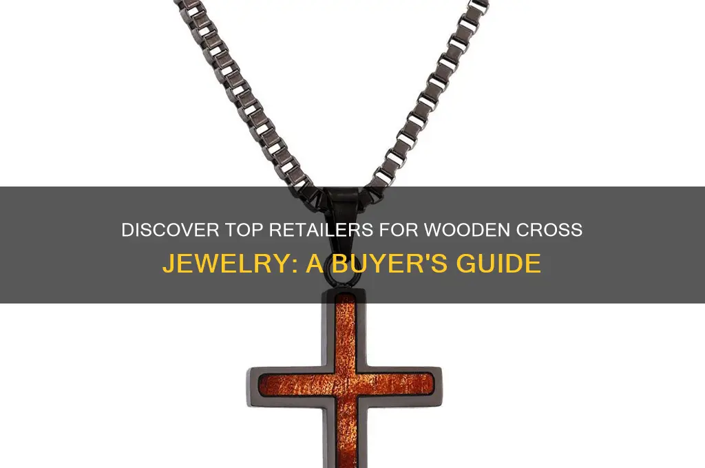 where to buy wooden cross jewelry
