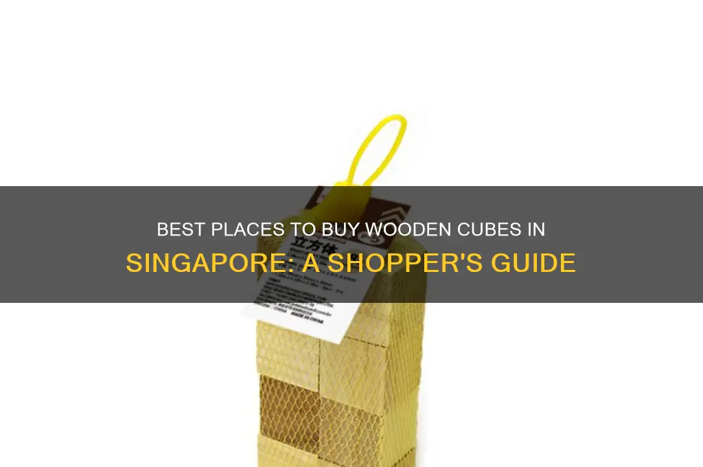 where to buy wooden cubes in singapore