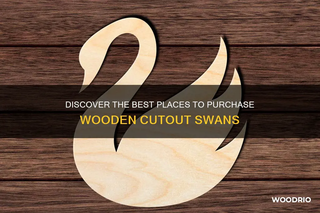 where to buy wooden cutout swans