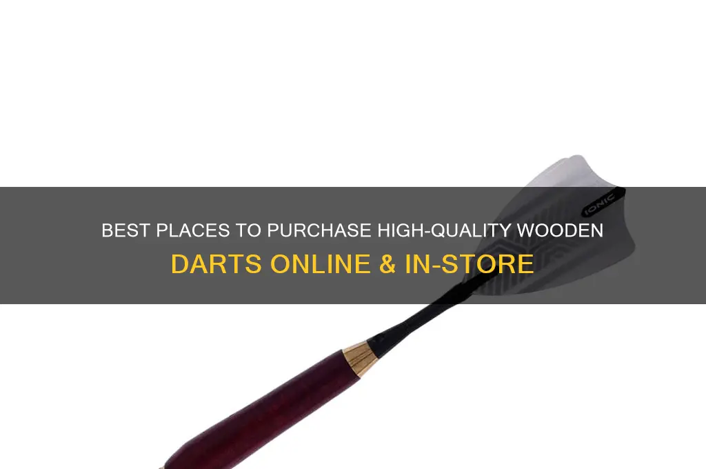 where to buy wooden darts