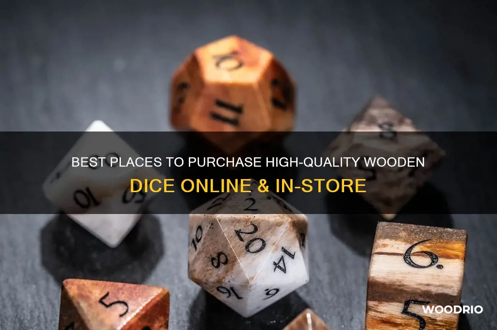 where to buy wooden dice