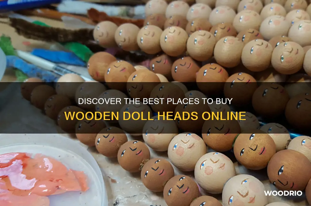 where to buy wooden doll heads