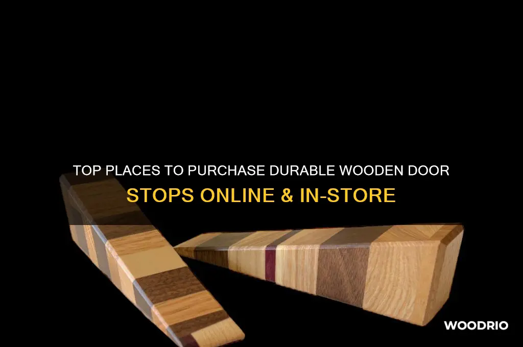 where to buy wooden door stops