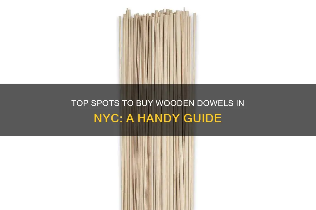 where to buy wooden dowels nyc