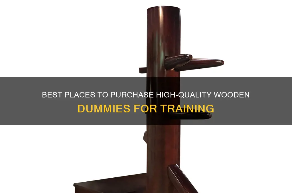 where to buy wooden dummy