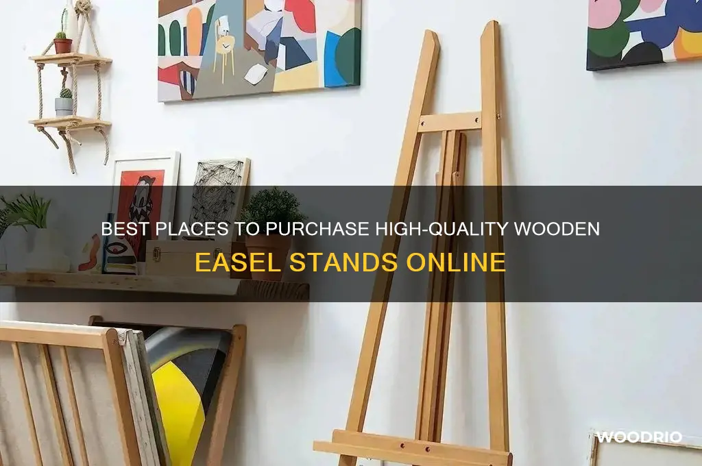 where to buy wooden easel stand