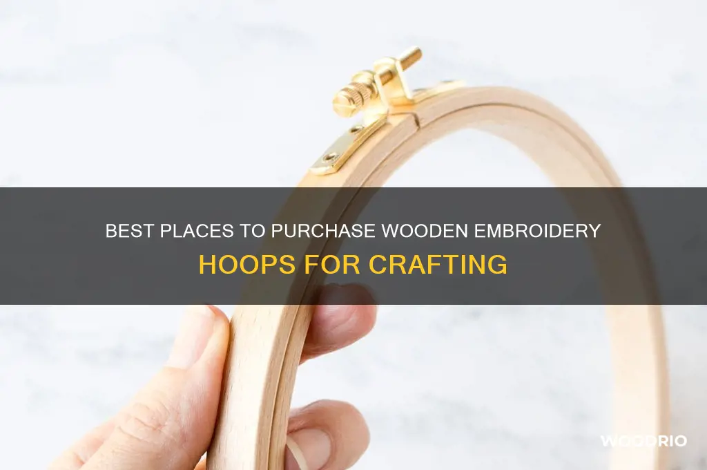 where to buy wooden embroidery hoops