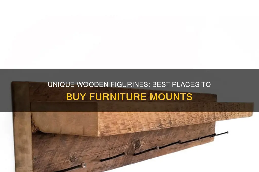 where to buy wooden figurines that mount on furniture