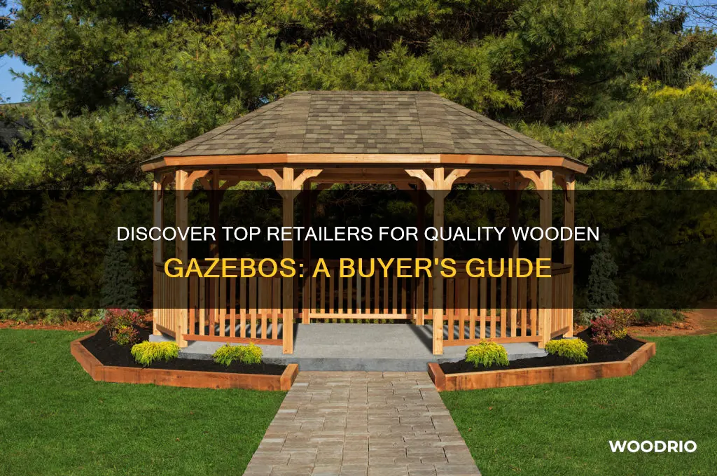 where to buy wooden gazebos