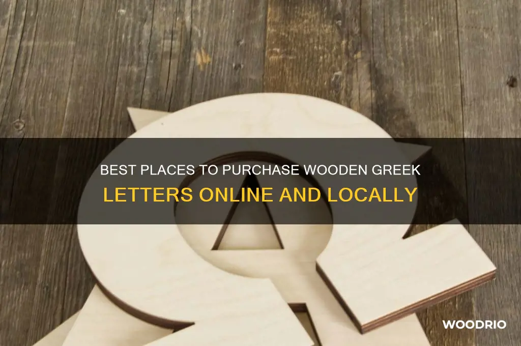 where to buy wooden greek eltters