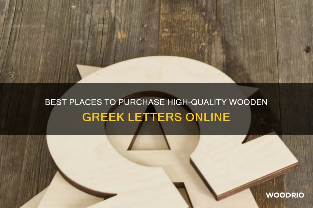 where to buy wooden greek letters