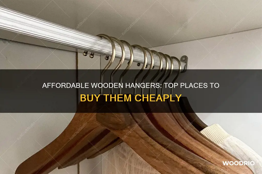where to buy wooden hangers cheap