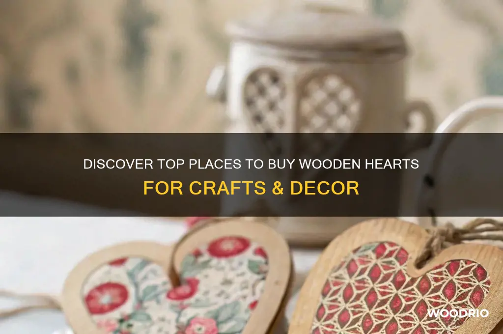 where to buy wooden hearts
