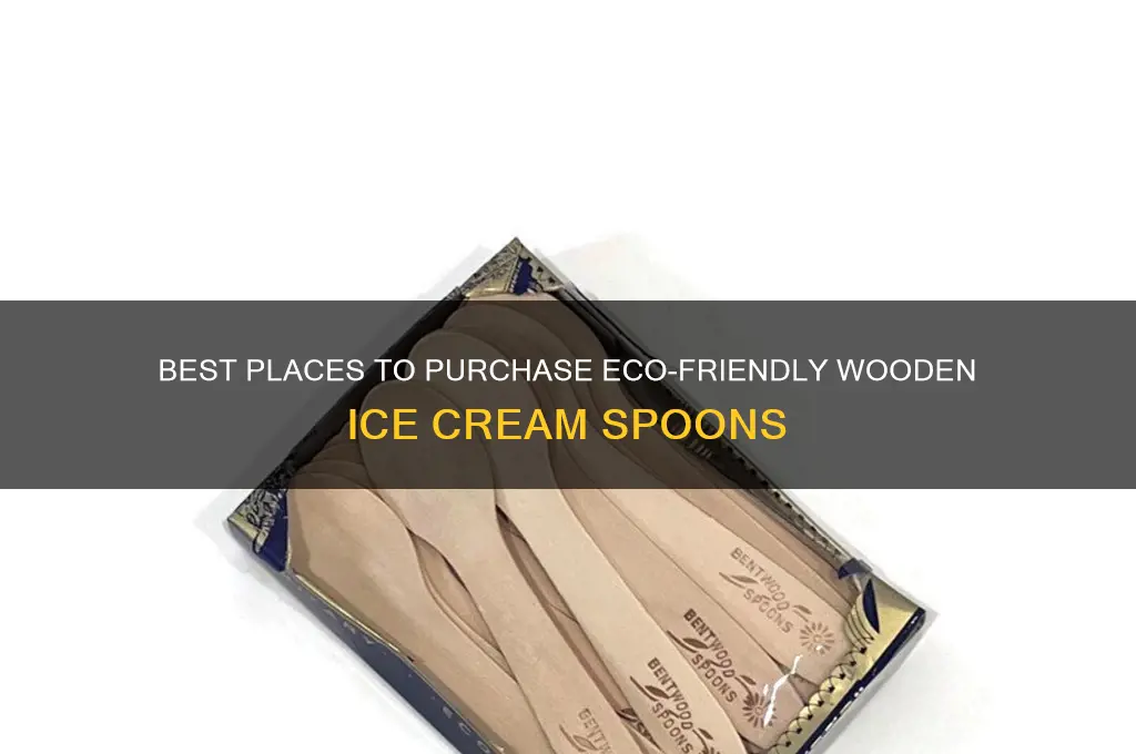 where to buy wooden ice cream spoons