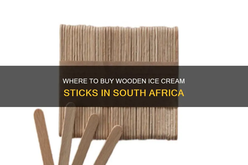 where to buy wooden ice cream sticks in south africa