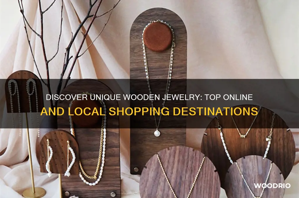 where to buy wooden jewelry