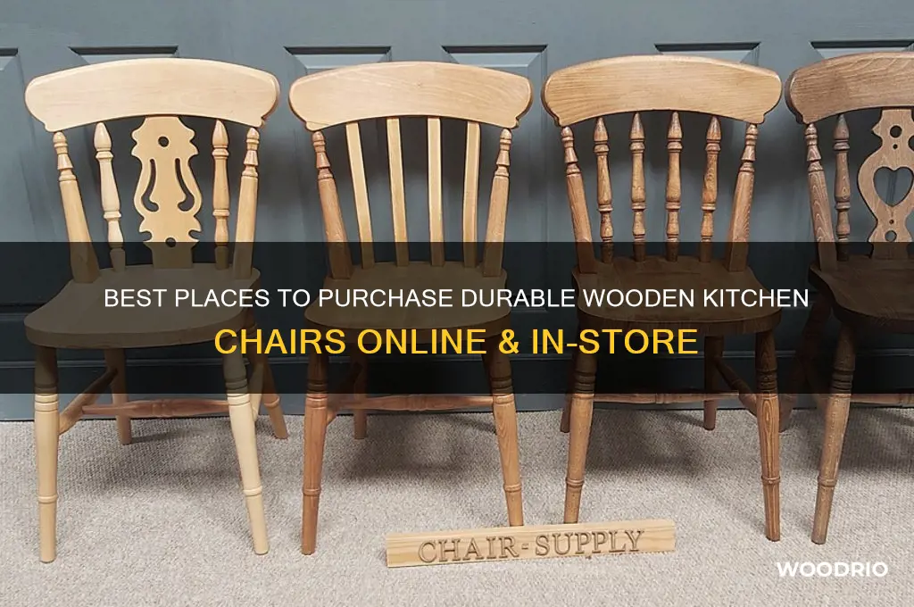 where to buy wooden kitchen chairs