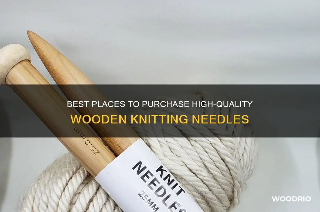 where to buy wooden knitting needles