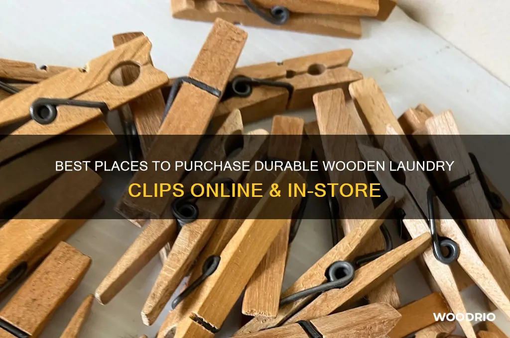 where to buy wooden laundry clips