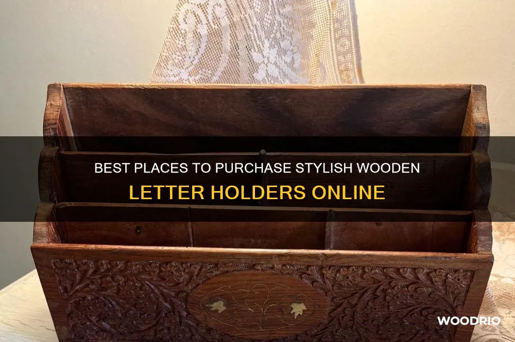 where to buy wooden letter holders