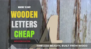 Affordable Wooden Letters: Top Places to Buy Them Cheaply