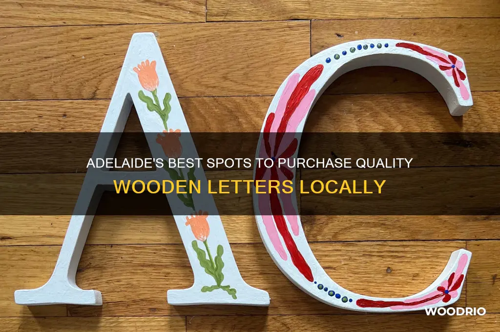 where to buy wooden letters in adelaide