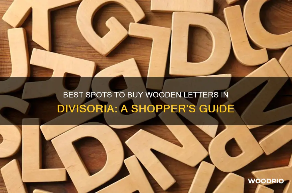 where to buy wooden letters in divisoria