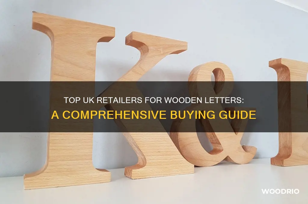 where to buy wooden letters uk