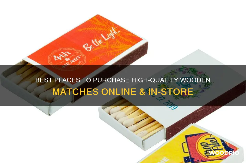 where to buy wooden matches
