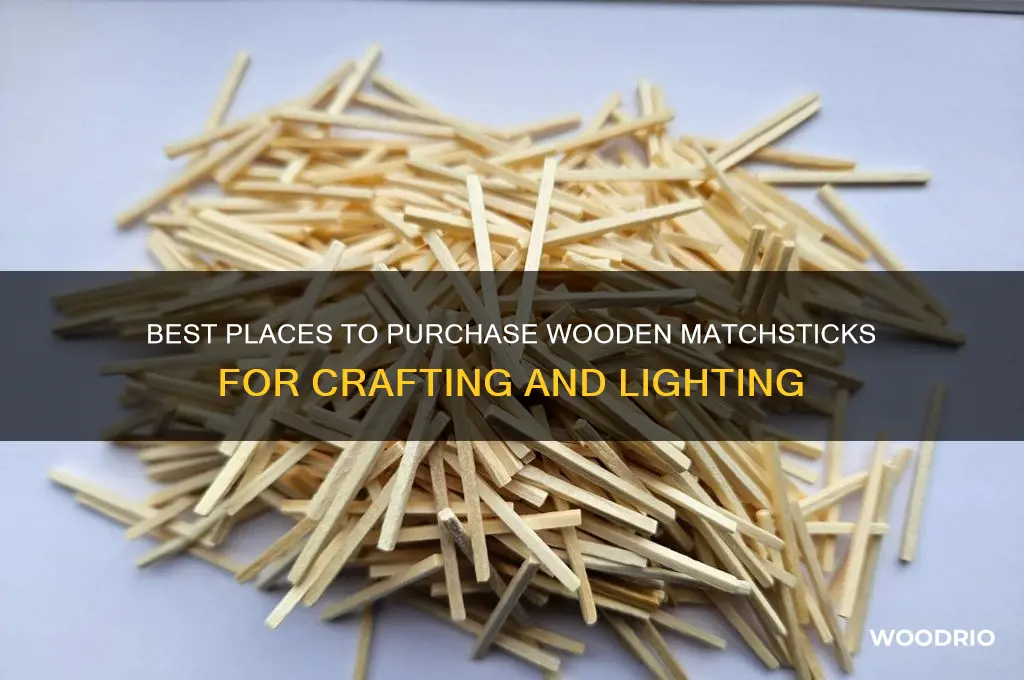 where to buy wooden matchsticks