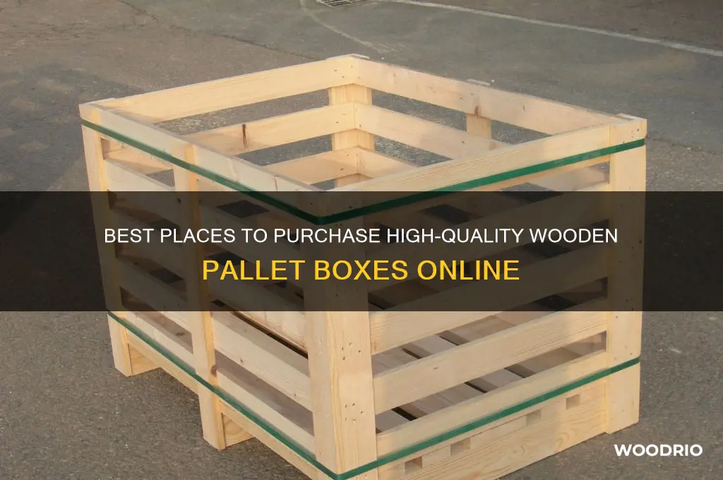 where to buy wooden pallet boxes