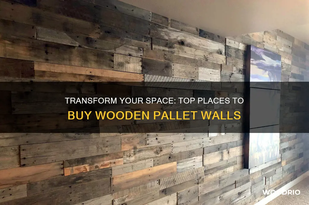 where to buy wooden pallet wall