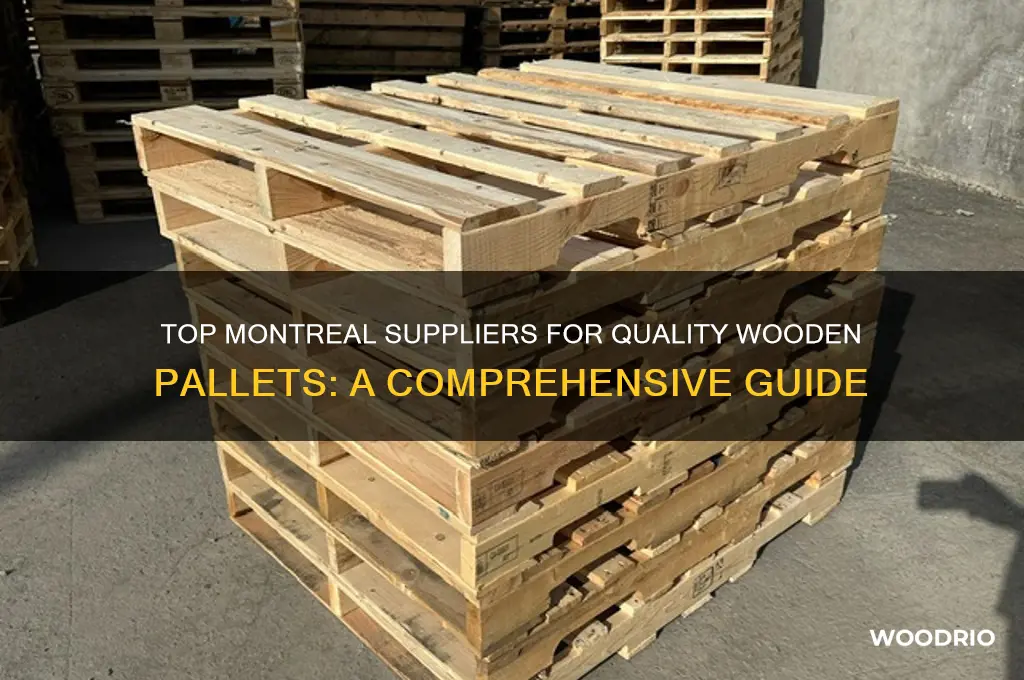 where to buy wooden pallets montreal