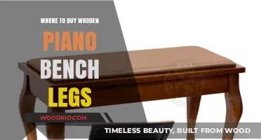 Best Places to Purchase Wooden Piano Bench Legs Online & Locally