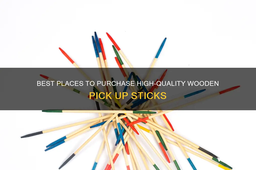 where to buy wooden pick up sticks