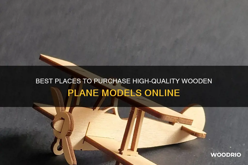 where to buy wooden plane models