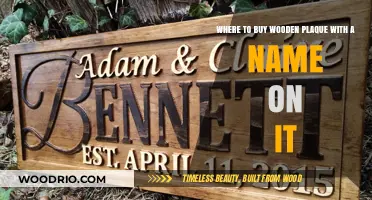 Custom Wooden Plaques: Top Places to Buy Personalized Name Signs