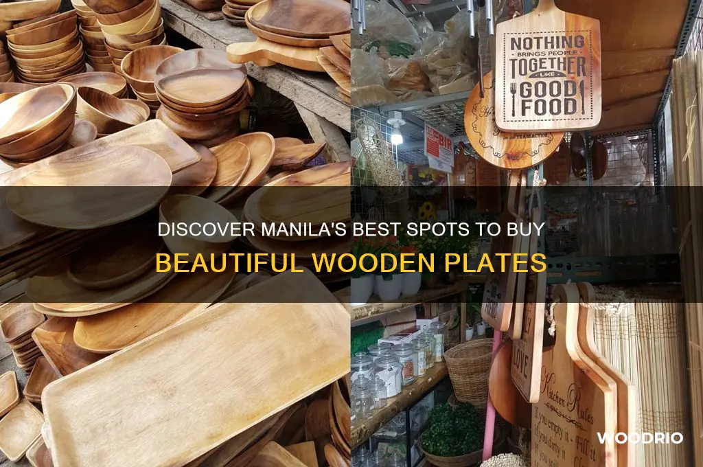 where to buy wooden plates in manila