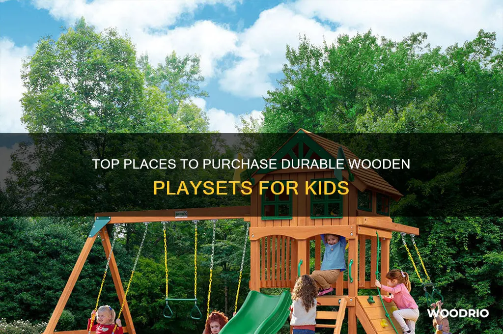 where to buy wooden playsets