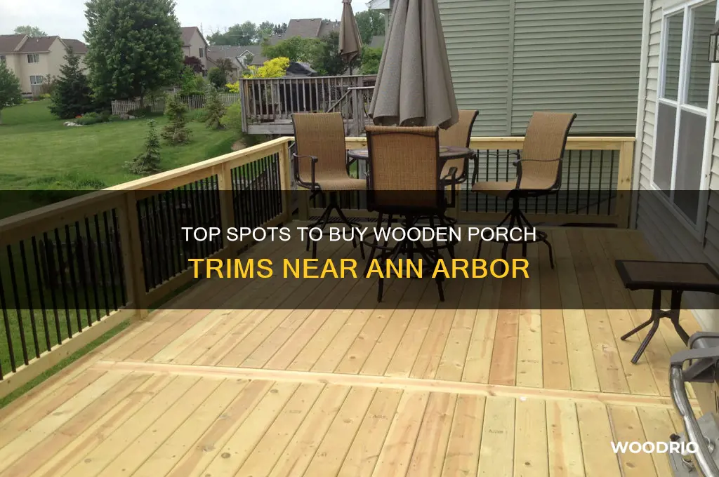 where to buy wooden porch trims near ann arbor